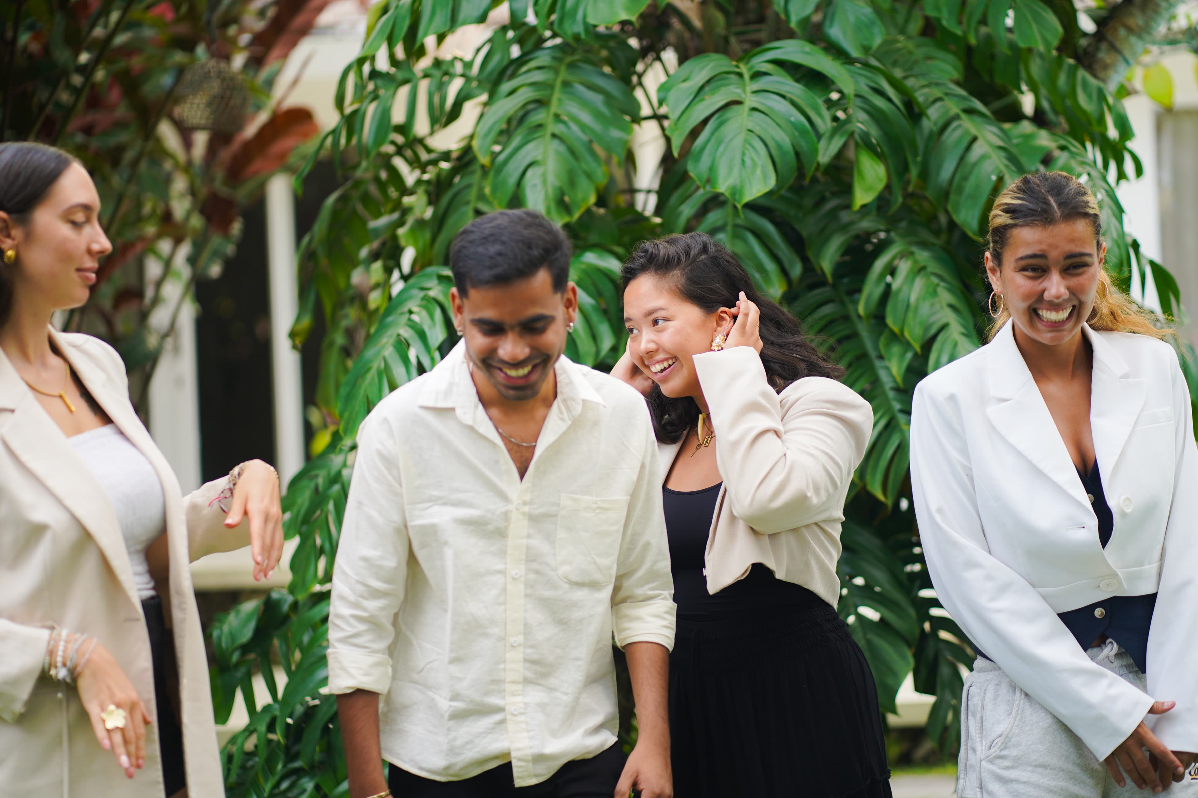 Interns together in Bali