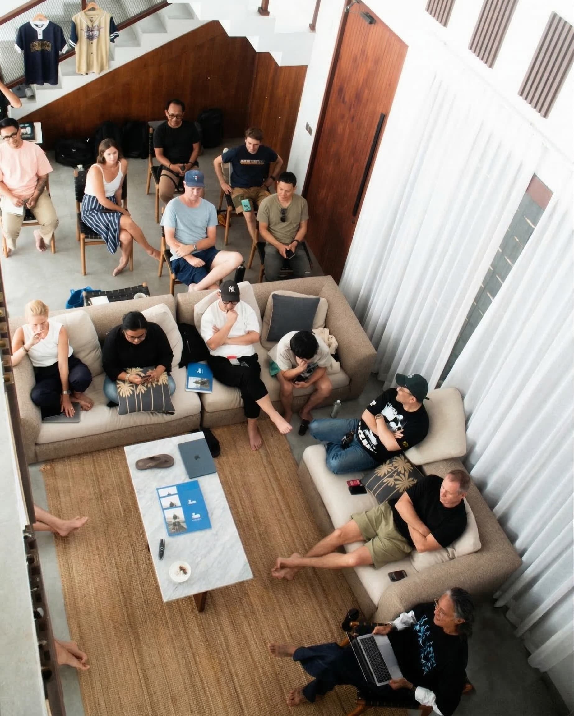 Orientation session during the first week