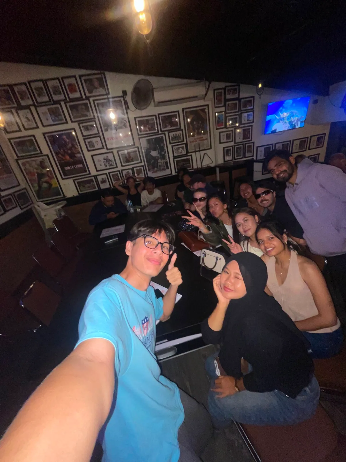 Island Internship interns together on a community night out in Bali