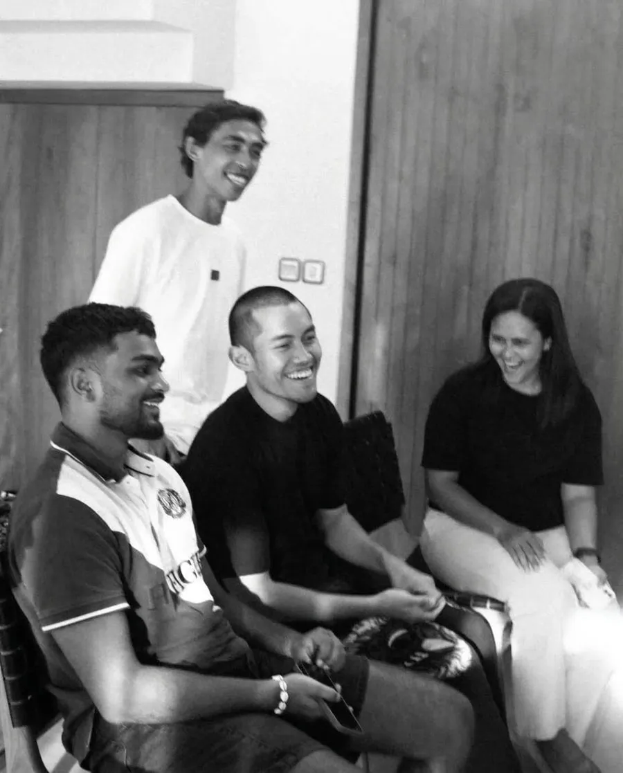 Island Internship students together during a placement in Bali