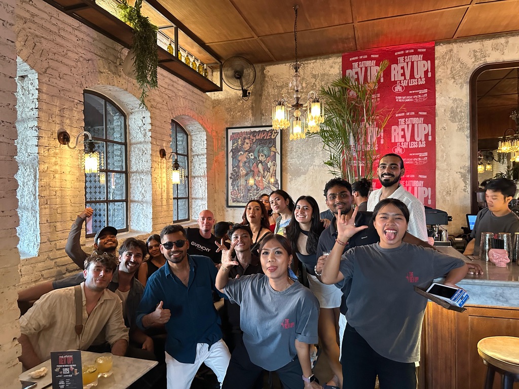 Intern cohort together during a weekend in Bali